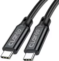 Claroc USB-C kabelis 4K@60Hz, 100W, 20Gbps, 7 m