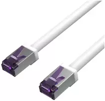 Shiverpeaks Kryžminis kabelis CAT 6A S/FTP lankstus 500MHz 0,5 m baltas (FL31-28016)