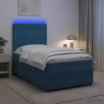 Lova LED lovos čiužinys su LED apšvietimu Mėlyna 120 x 200 cm