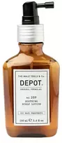 Depot, 200 plaukų priežiūros priemonių Nr. 209, nuplaunama galvos odos priežiūros losjonas, raminantis, 100 ml vyrams
