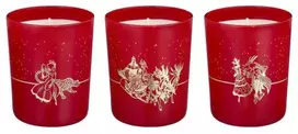 Parfums De Marly rinkinys Trio, , Festive Spiced Delight, medingas ir aštrus, kvapni žvakė, 3 vnt., 75 g unisex