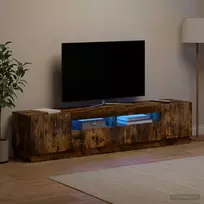 TV staliukas LED televizoriaus spintelė HOORN 3 vnt. Dūminio ąžuolo