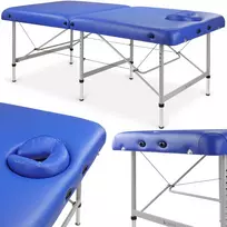 Habys Masažo stalas Structural 102 Comfort su veido anga, su Vinyl Flex K012 apmušalu, tamsiai mėlynas