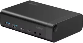 Šakotuvas Stacja/replikator Belkin CONNECT 14-in-1 140W Dual Ekranas Dock sw. (INC028KQBK)