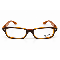 Ray-Ban RB1530 3588 vaikiški akinių rėmeliai – rudi / oranžiniai