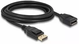 Kabelis Delock Przewód przedłużający DisplayPort 1.2 4K 60 Hz 3 m (80003)