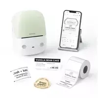 Etikečių spausdintuvas Niimbot spausdintuvas termiczna etikečių samoprzylepnych B2 203 DPI Bluetooth USB
