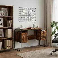 Stalas su saugojimo vieta Dūminio ąžuolo 120 x 50.5 x 75.5 cm