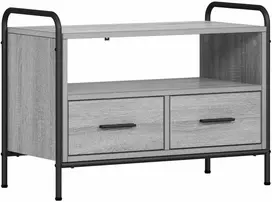 TV staliukas Televizoriaus spintelė 67,5 x 33 x 50 cm Pilka Sonoma