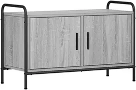 TV staliukas Televizoriaus spintelė 79,5 x 33 x 50 cm Pilka Sonoma