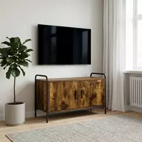 TV staliukas Televizoriaus spintelė 79,5 x 33 x 50 cm Dūminio ąžuolo