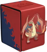 Ultra Pro UP – Mega Charizard Y „Alcove Flip“ kortų dėžutė, skirta Pokémon
