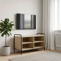 TV staliukas Televizoriaus spintelė 140 x 39,5 x 50 cm Sonoma ąžuolas