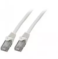 Mercodan Patch kabelis CAT6 UTP, baltas, 20m, be halogenų, 2x4xAWG24 LSZH, polietileno maišelis, CCA, 20 m, Cat6, U/UTP (UTP), RJ-45, RJ-45, baltas