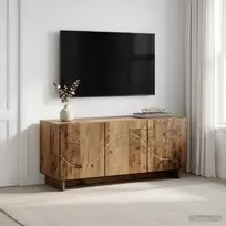 TV staliukas Televizoriaus stovas 90 x 34.5 x 40 cm Sendintos medienos