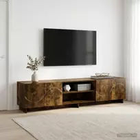 TV staliukas Televizoriaus stovas 180 x 34,5 x 40 cm Dūminio ąžuolo