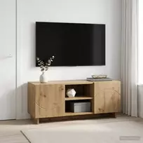TV staliukas Televizoriaus stovas 90 x 34.5 x 40 cm Artisano ąžuolo