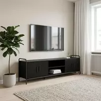 TV staliukas Televizoriaus spintelė 167,5 x 33 x 50 cm Juodojo ąžuolo