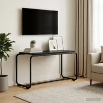 TV staliukas Televizoriaus stovas 80 x 35,5 x 42 cm Juodojo ąžuolo