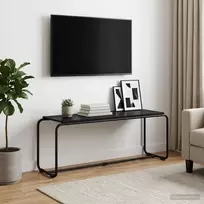 TV staliukas Televizoriaus stovas 113.5 x 35.5 x 42 cm Juodojo ąžuolo