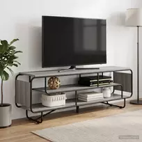 TV staliukas Televizoriaus stovas 180 x 36 x 45 cm Pilka Sonoma