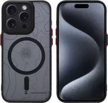 Dėklas Tactical MagForce Warthog dangtelis, skirtas Apple iPhone 15 Pro, asfalto spalvos