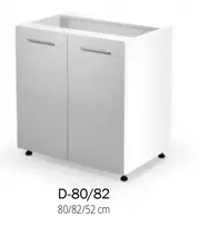 Halmar VENTO D-80/82 pastatoma virtuvinė spintelė
