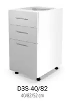 Halmar VENTO D3S-40/82 pastatoma virtuvinė spintelė