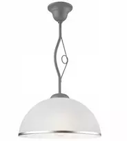 Pakabinamas šviestuvas Kabinama lempa Lamkur Retro II kabinama lempa su pakabinamu laidu 1x60W E27 sidabrinė/balta (39374)