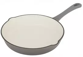 KRISBERG Keptuvė Emaliuota ketaus keptuvė 16 cm pilka (7715)