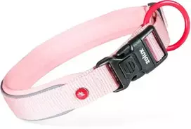 PETSTORY ZOLUX Antkaklis šunims iš aukščiausios kokybės nailono 35-40 cm/20 mm S spalva rožinė