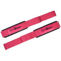 GymBeam X-Grip riešiniai diržai spalva Pink