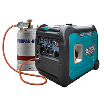 Dujinis/benzininis inverterinis generatorius KS 5500iEG S
