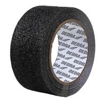 Neslystanti juosta 25mmx5m, juoda, PVC, storis 0,13 mm