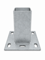 Stulpo tvirtinimo pagrindas 80x80 mm