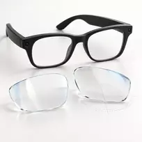 Ray-Ban Meta receptinių lęšių pjovimas ir montavimas