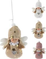 Pakabinama kalėdinė dekoracija ANGEL GIRL, 3 rūšys, 15 cm, 1 vnt