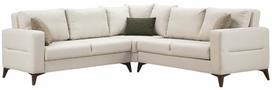 Kampinė sofa - lova Atelier Del Sofa Kristal 730MST1368, smėlio sp., 90 x 252 cm x 86 cm
