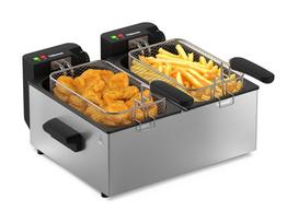 Tristar Double deep fryer | FR-9342 | Power 3600 W | Capacity 6 L | Silver