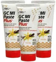 Dantų kremas su fluoru GC Mi Paste Plus Recaldent, 35 ml, 3 vnt.