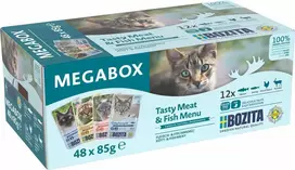 Bozita - kačių maišelis CIS Megabox - 48x85g