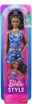 Mattel BARBIE FASHIONISTAS lėlė madistė mėlyna suknele (JJN61)