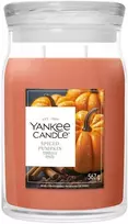 Yankee Candle Signature Spiced Pumpkin Kvapni žvakė didelė 567 g