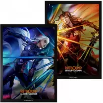 Bandai Tcg Riftbound: League of Legends TCG - Vendetta Diana vs Leona Art Sleeves (100 Sleeves)