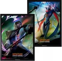 Bandai Tcg Riftbound: League of Legends TCG - Vendetta Jayce vs Viktor Art Sleeves (100 Sleeves)