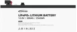 Volt Akumuliatorius Epever LiFePO4 12.8V 200Ah IP65 (LFP2.56KWH12.8V-P65L1)