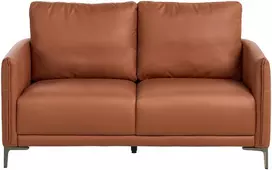 Beliani Dvivietė sofa CILENS, aukso rudos spalvos