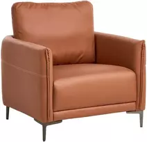 Beliani Fotelis CILENS aukso rudos spalvos