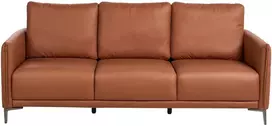 Beliani 3 vietų sofa CILENS Aukso ruda