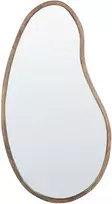 Beliani CABIDOS sieninis veidrodis 70 × 130 cm, paulovnijos mediena, šviesiai rudas